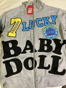 メ4107 新品タグ付きBABYDOLLベビードールジップアップ パーカー L