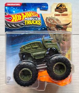 ホットウィール　 モンスタートラック　★　トリケラトプス　★　1/64　ミニカー　Hot Wheels　MONSTER TRUCKS　TRICERATOPS　新品