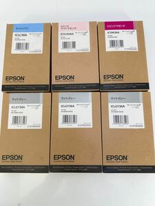 EPSON エプソン純正 インクカートリッジ IC 36A LGY/LC/VM/VLM 計6本　使用期限切れ 