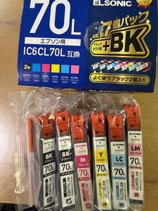 エプソン　IC6CL70L　インクカートリッジ　セット　互換性　未開封新品　定形外送料無料　安い