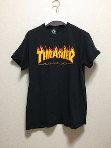 THRASHER MAGAZINE スラッシャー フレームロゴ Tシャツ 半袖Tシャツ スケートT M 黒