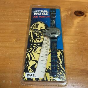 STAR WARS WATCH ミレニアムファルコン LCDウォッチ スター ウォーズ 1997年 未開封品 未使用品 送料無料