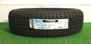 165/60R15 77T Hankook Wintericept iZ2A w626 新品 スタッドレスタイヤ 1本のみ ※本州送料無料 165/60/15 ハンコック N4290.