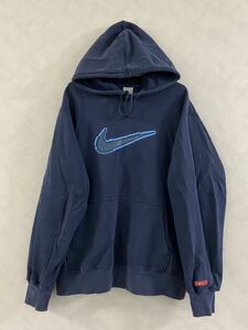 NIKE パーカー サイズXL スウォッシュ ナイキ 00s 古着 SWOOSH