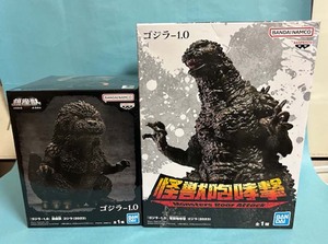 BANDAI/バンプレスト★ゴジラ -1.0　プライズ品　鎮座獣・怪獣咆哮撃☆2点セット