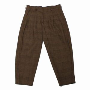 Kolor カラー 22AW Polyester Wool Pants ポリエステルウールパンツ 1 ブラウン