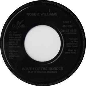 アナログ 7INCH EP ● Robbie Williams South Of The Border ～ 輸入盤