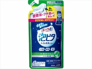 まとめ得 ルックプラス泡ピタトイレ洗浄スプレークールシトラスの香りつめかえ用 住居洗剤・トイレ用 x [15個] /h