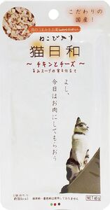 わんわん 猫日和 チキンとチーズ 40g 猫用フード