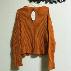 新品 定価28,600円 Siesta peau boatneck knit シエスタポー ボートネック ニット セーター アルパカ100% キャメル 大人女子