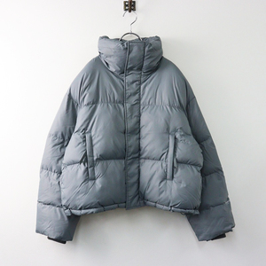 美品 2024AW グラフペーパー Graphpaper PERTEX QUANTUM Insulated Puffer Jacket 00/グレー パーテックス ジャケット【2400014225990】