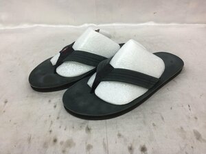 RAINBOW SANDALS レインボーサンダル シングルレイヤー ヌバックレザー サンダル サイズ：不明(Lサイズ程度) カラー：ダークグリーン