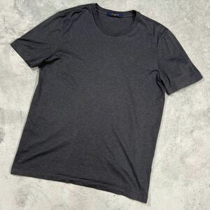 1円〜　極美品　LOUIS VUITTON ルイヴィトン　サークルロゴ　半袖Tシャツ　グレー　Lサイズ 8223