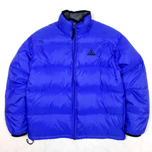 NIKE ACG DOWN JACKET ナイキ エーシージー ダウンジャケット size M 青系 アウトドアウエア