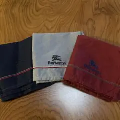 Burberrys ハンカチ 3枚セット