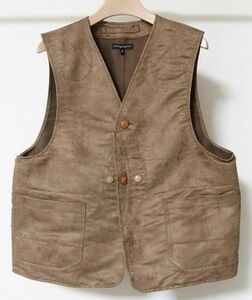 23AW Engineered Garments エンジニアードガーメンツ Upland Vest Polyester Fake Suede アップランド ベスト S