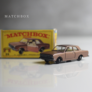 箱付 未使用 希少 レア 年代製 レズリー 社 マッチボックス No.25 フォード コルチナ MATCHBOX FORD CORTINA コルティナ ミニカー