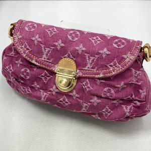 LOUIS VUITTON ルイ・ヴィトン モノグラム デニム CA0026 ミニプリーティ ハンドバッグ