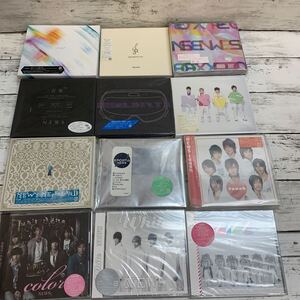 【中古品】未開封あり NEWS CD 初回盤 まとめ 12枚 CD+DVD WHITE LIVE touch color EPCOTIA 音楽 QUARTTO STORY ほか