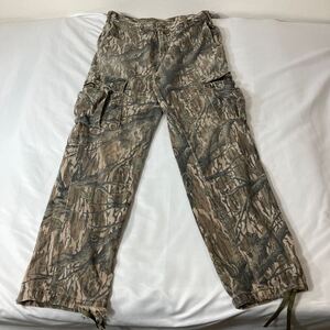 USA製 90s ヴィンテージ mossy oak リアルツリー ツリーカモ カーゴパンツ ワークパンツ 迷彩 ボロ ダメージ ジャンク 1円スタート 1スタ