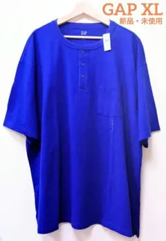 タグ付き 新品 GAP XL ヘンリーネック オーバーサイズ ポケットTシャツ