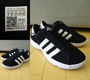 【adidas Originals】CAMPUS SUPREME ブラックスエード SIZE:US9/27cm (アディダス,キャンパスシュプリーム)