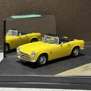 1/43 ビテス ホンダ S800 ケース付 VITESSE skid honda クラシック 1966 ミニカー イエロー 旧車 国産名車