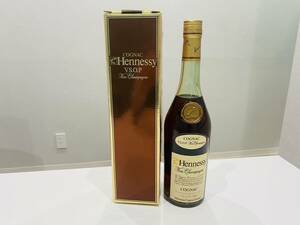 M319 1円～ Hennessy ヘネシー Fine Champagne COGNAC コニャック VSOP 金キャップ 古酒 700ml 40度 未開栓