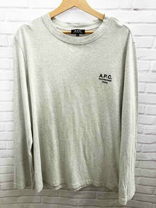 A・P・C アーペーセー 長袖Tシャツ Oliver T Shirt 表記サイズL ホワイト