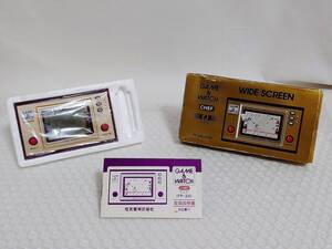 現状品+廃盤品+難あり　Nintendo　GAME＆WATCH　WIDE SCREEN　シェフ　FP-24　任天堂　ゲームウォッチ　ワイドスクリーン