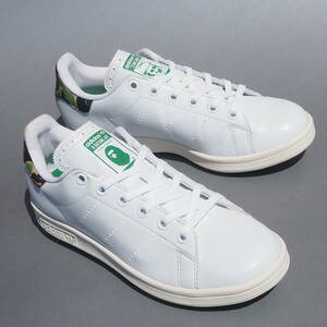 美品!! 23cm 23年製 adidas A BATHING APE × STAN SMITH GOLF "FOOTWEAR WHITE GREEN" IG5916 スタンスミス ゴルフシューズ