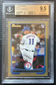 2012 Bowman #209 gold ダルビッシュ有　RC BGS9.5