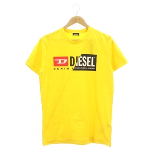 ディーゼル DIESEL T-DIEGO-CUTY MAGLIETTA Tシャツ カットソー 半袖 クルーネック コットン L 黄色 黒 白 赤 /NR ■OS ■SH メンズ