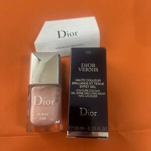 Dior ディオール ヴェルニ ネイル エナメル 268 ピンク マニキュア 箱付き 一度使用 ネイル ディオールマニキュア