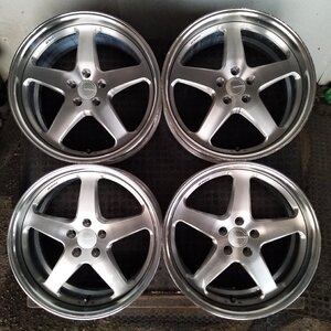 管理番号：A9-73【4本価額】【19x8.5J 5x112 ET+43 ハブ67】WORK GROSIS・アウディ等・店頭引取可能・適格請求書発行可能