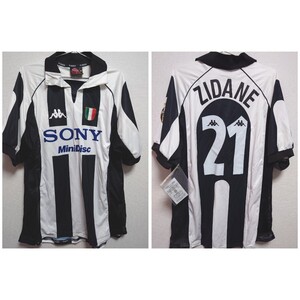 Kappa　100周年　1997〜98 ユベントス　ジダン　OLD　LEGEND　Jersey　Juventus Zidane ユニフォーム