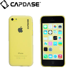 即決・送料込)【薄型クリアータイプハードケース】CAPDASE iPhone 5c Finne DS Clear White 液晶保護フィルム付き