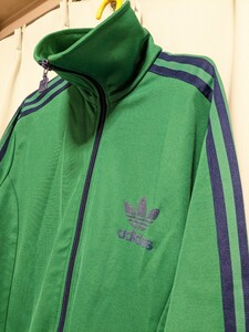 adidas アディダス　ジャージ　トラックジャケット　L 　グリーン　ヴィンテージ　緑