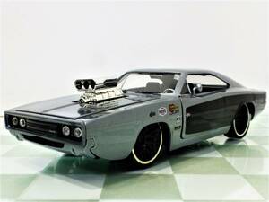 ■JADA TOYS 1/24 1970 DODGE CHARGER R/T SILVER■ダッジ チャージャー 91