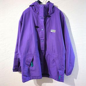 希少 シエラデザイン GORE-TEX メンズL 紫パープルネオンストラップ