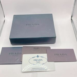 PRADA プラダ 空き箱 カード 正規品 純正 撮影用 小物 空箱 