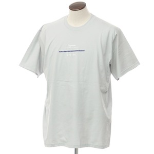 【中古】シュプリーム Supreme 2024年春夏 Standard Tee 半袖Ｔシャツ ライトブルーグレー【サイズXL】