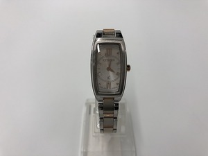 シチズン CITIZEN 腕時計 エコドライブ ソーラー式 シルバー系・文字盤/ピンク系 EG2874-57W