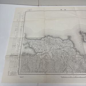 古地図 地形図 国土地理院 五万分之一 昭和24年応急修正 昭和26年発行 仙崎 山口県