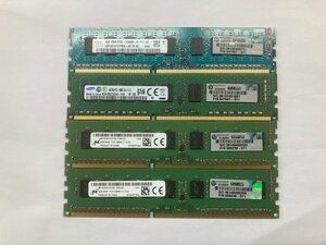 2255-O★ECCメモリー★PC3/PC3L 4GB★メーカー・型式様々4枚セット ★中古現状渡し★送料185円(クリックポスト)