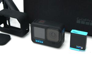 並品｜GoPro GoPro HERO10 BLACK CHDHX-101 CA01-M1586-2F3 ゴープロ ウェアラブルカメラ GP2チップ 水深10m防水 中古