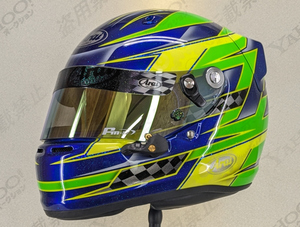 アライ Arai SK-6 PED Mサイズ オリジナルカスタムペイント完成品 新品即納 ブルーxグリーン カートレース サーキット走行会