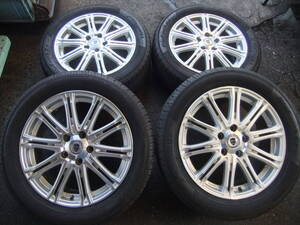 ★ WORK SCHWERT SC1M 17X6.5JJ 5H 114.3PCD RB3 オデッセイで使用 215/55R17 2022年製 4本 1台分 売切り