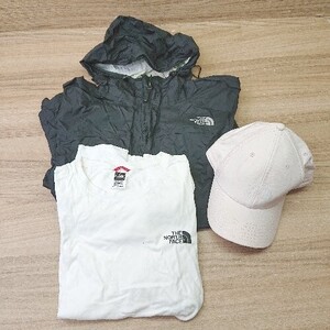 ■ 《 THE NORTH FACE まとめ売り3点セット スポーティ キャップ ジャンパー Tシャツ レディース 》 E 1405140010565