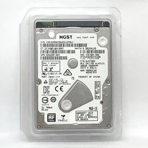 46★動作良好・フォーマット済★HGST製 500GB HDD★使用 1968時間 ★5400rpm★厚み7mm★2.5インチSATA★送料無料